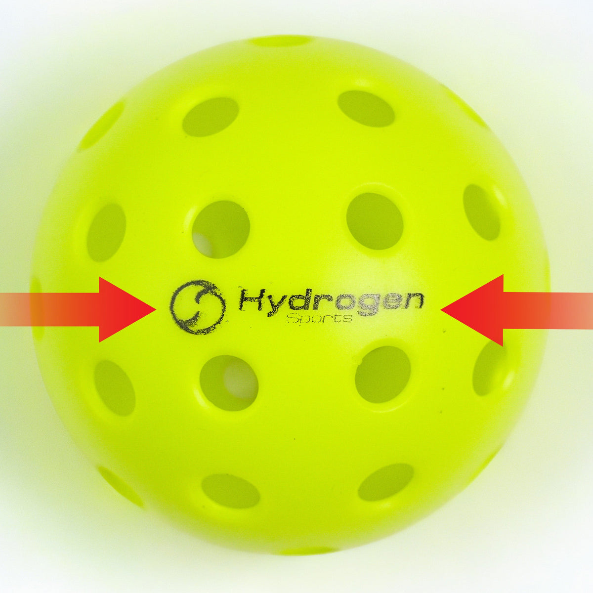 Hydrogen Sports Pickleballs - [Blemished logo]